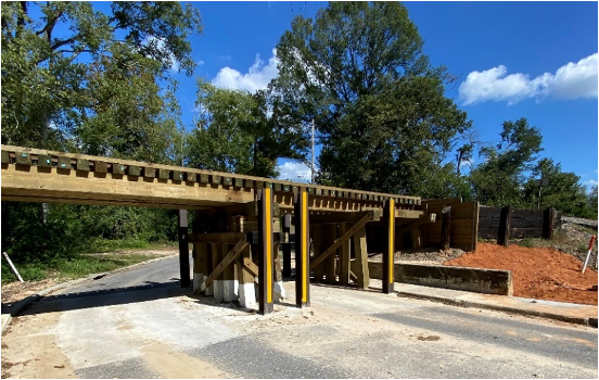 Rail Bridge over Borden Street in Marianna, FL