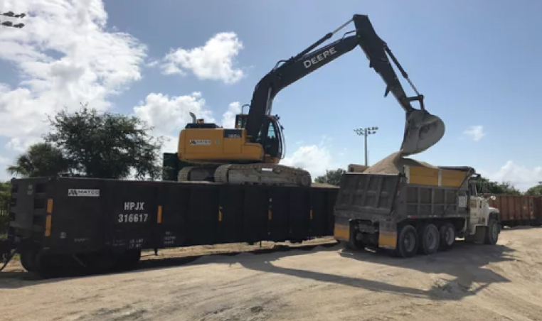 Frontend loader and dump truck