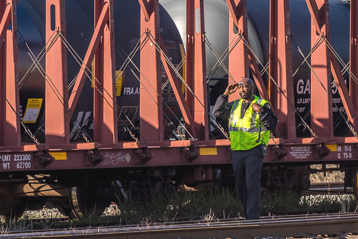 Rail worker