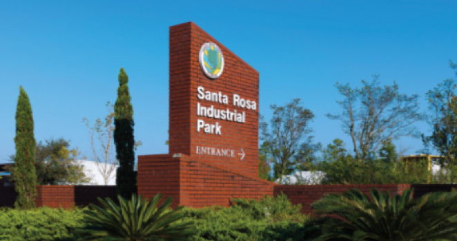 Industrial park sign